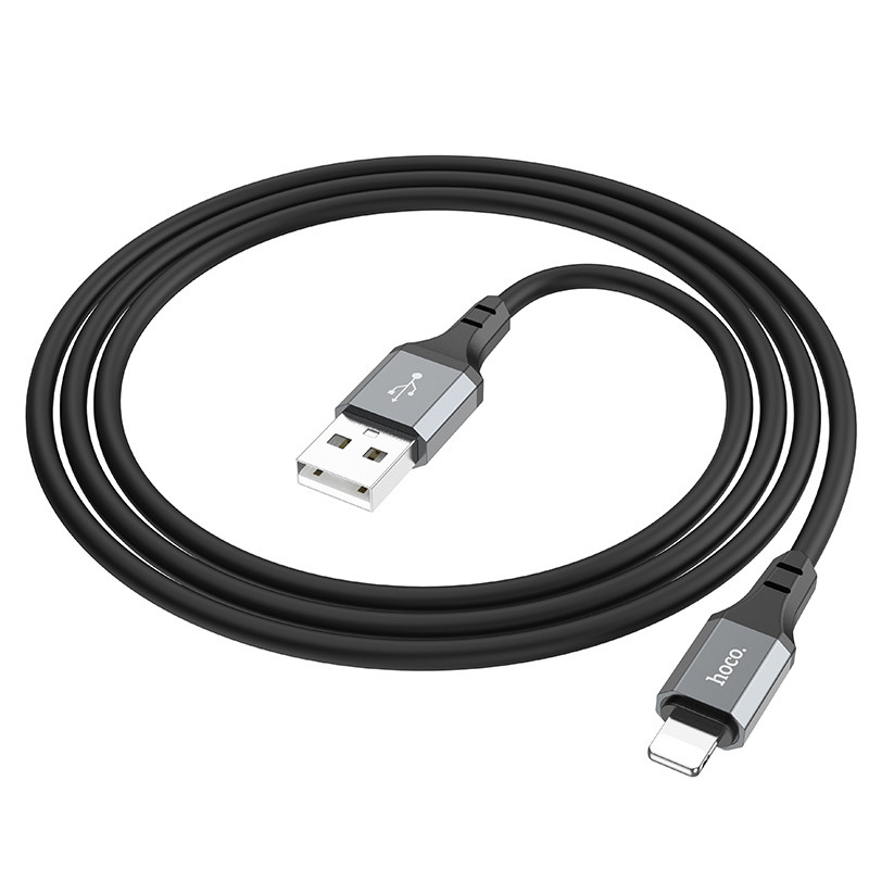 Фото Дата кабель Hoco X86 Spear USB to MicroUSB (1m) (Black) в магазине vchehle.ua
