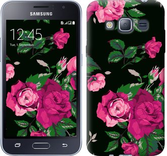 

Чохол Троянди на чорному тлі на Samsung Galaxy J1 (2016) Duos J120H 546858