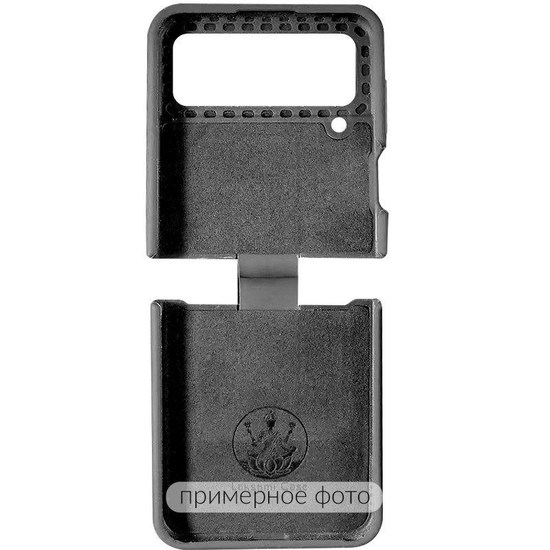 Фото Чехол Foldables Silicone Cover Lakshmi (AAA) для Samsung Galaxy Z Flip4 (Черный / Black) на vchehle.ua