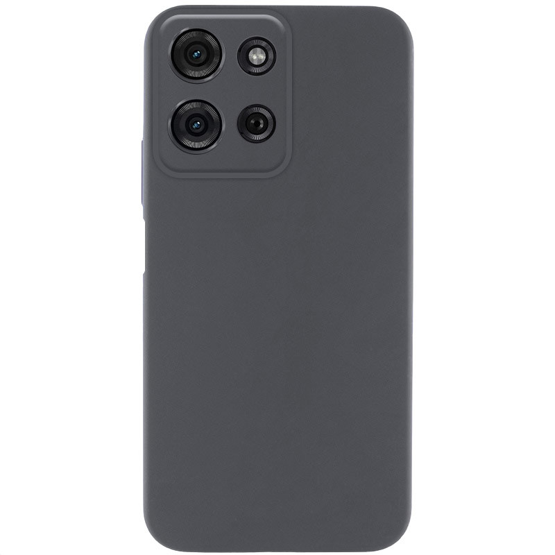 Чехол Silicone Cover Lakshmi Full Camera (AA) для Motorola Moto G75 5G (Шоколадный / Chocolate)