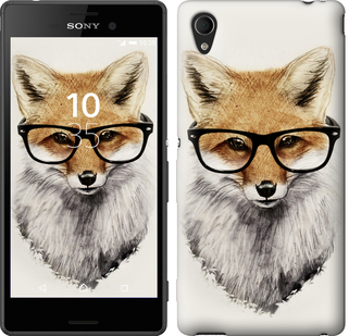 

Чехол Лис в очках для Sony Xperia M4 Aqua E2312 634443