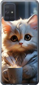 Чохол White cat на Samsung Galaxy A71 2020 A715F