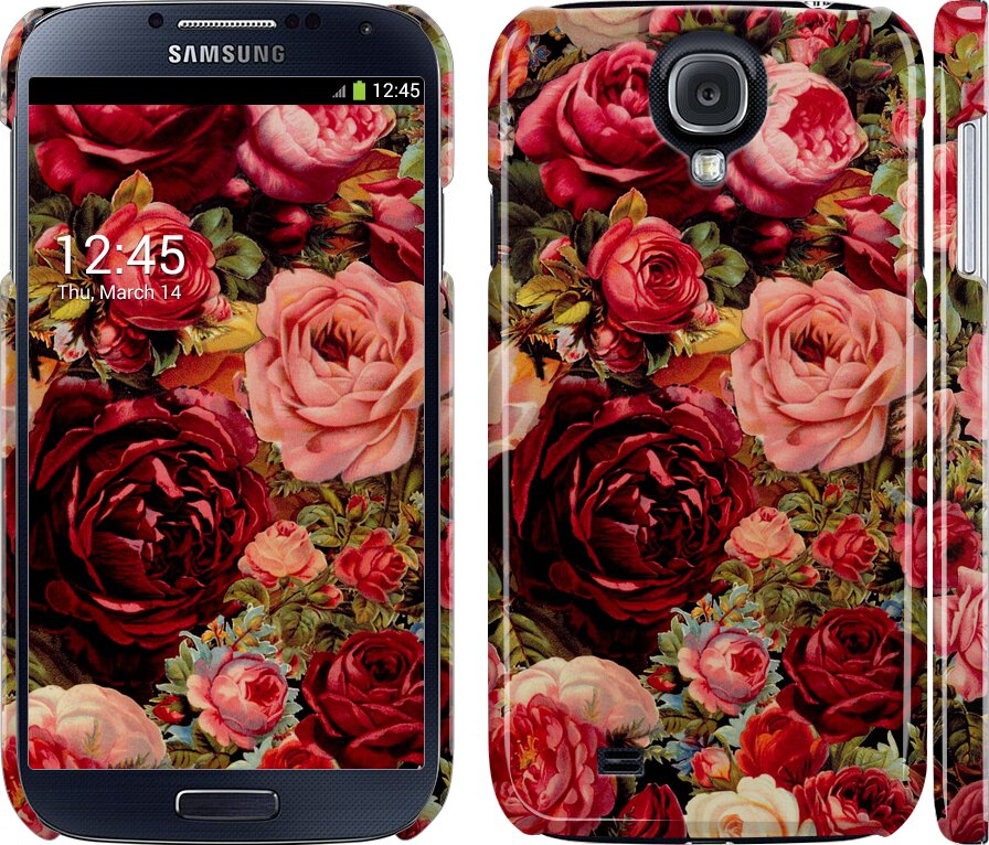 

Чехол Цветущие розы для Samsung Galaxy S4 i9500 235637