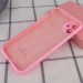 Фото Чехол Silicone Case Full Camera Protective (AA) для Apple iPhone 12 (6.1") (Розовый / Light pink) на vchehle.ua