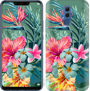 

Чохол Тропічні квіти v1 на Huawei Mate 20 Lite 845266
