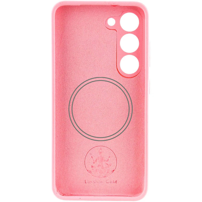 Фото Чехол Silicone Cover Lakshmi Full Camera (AA) with MagFit для Samsung Galaxy S23 (Розовый / Light pink) на vchehle.ua