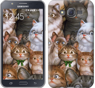 

Чехол коты для Samsung Galaxy J7 J700H 476359