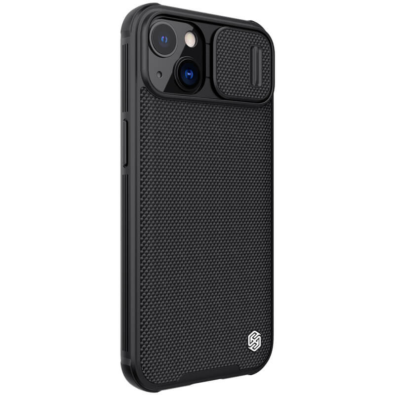 Купити TPU+PC чохол Nillkin Textured Pro на Apple iPhone 13 (6.1") (Чорний) на vchehle.ua