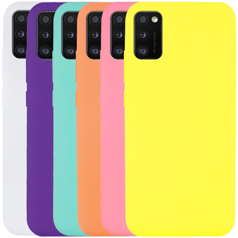 Чехол Silicone Cover Full without Logo (A) для Samsung Galaxy A41