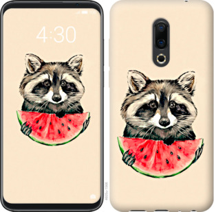 

Чехол Енотик с арбузом для Meizu 16 Plus 799825