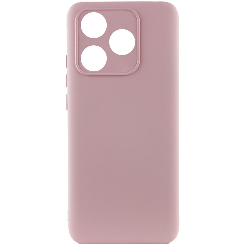 Чохол Silicone Cover Lakshmi Full Camera (AAA) на TECNO Spark 10 (Рожевий / Pink Sand)