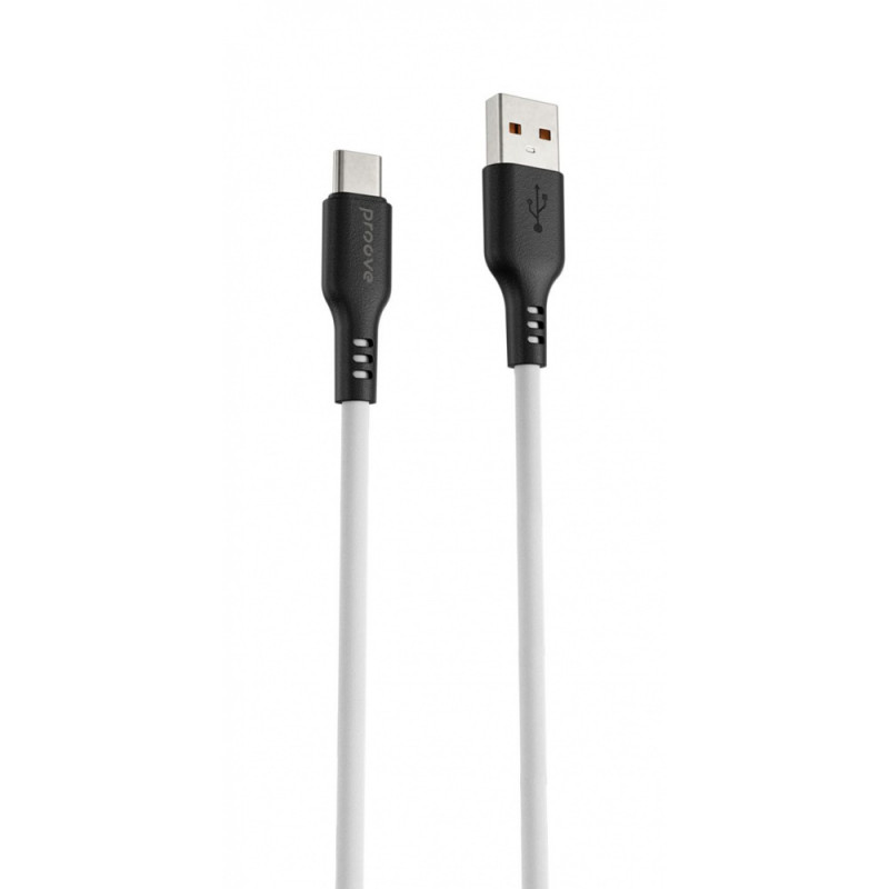 Дата кабель Proove Rebirth USB to Type-C 2.4A (1m) (White)