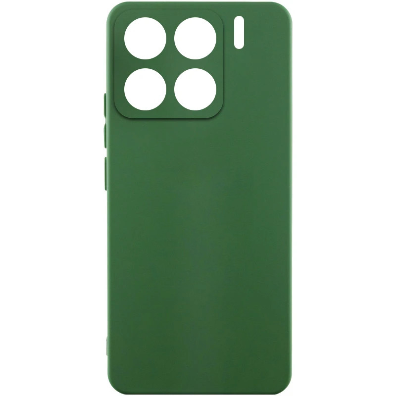 Чохол Silicone Cover Lakshmi Full Camera (AA) на Xiaomi 15 Pro (Зелений / Dark green)