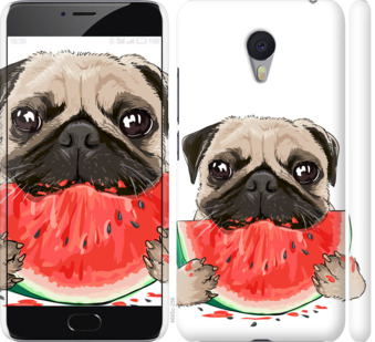

Чохол Мопс і кавун на Meizu M3 Note 843723