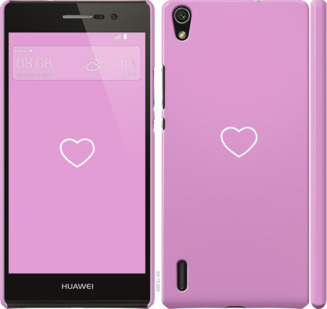 

Чехол Сердце 2 для Huawei Ascend P7 912433