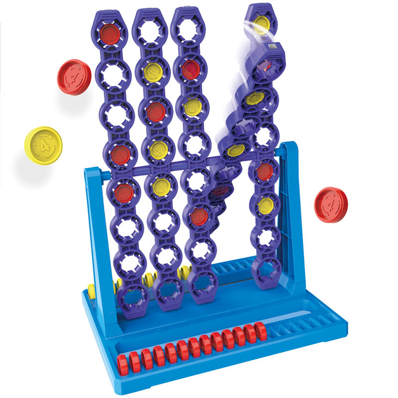 Настольная интерактивная игра Ummi 22048 Line Up Spin 4 (Blue)