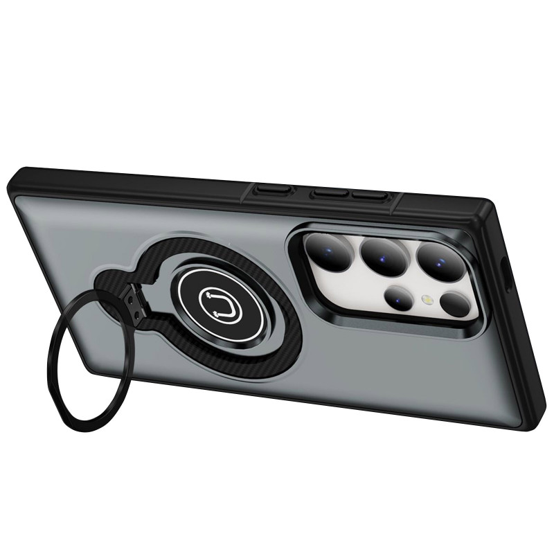 Фото TPU+Textured PC Magnet на Samsung Galaxy S25 Ultra (Grey) на vchehle.ua
