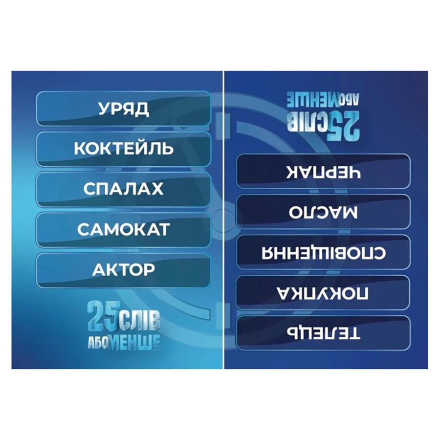 Фото Настільна гра "25 слів або менше" 290100 в маназині vchehle.ua