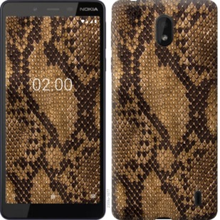 

Чехол Змеиная кожа для Nokia 1 Plus 764517