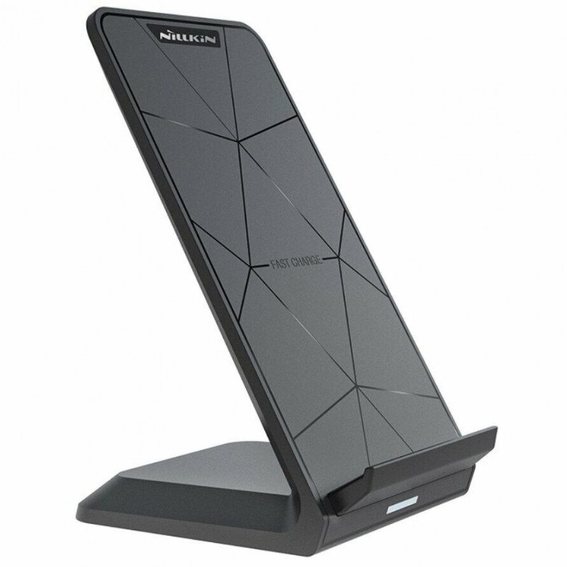 Фото БЗП Nillkin Stand Pro Fast Wireless Charger 15W (MC049) (Black) в маназині vchehle.ua