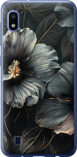Чехол Черные цветы для Samsung Galaxy A10 2019 A105F