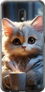 Чохол White cat на Nokia 2.2