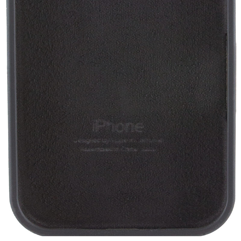 Чохол Silicone Case Full Camera Protective (AA) на Apple iPhone 16e (6.1") (Чорний / Black) в магазині vchehle.ua