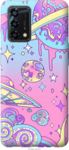 Чехол Розовая галактика для Oppo A95