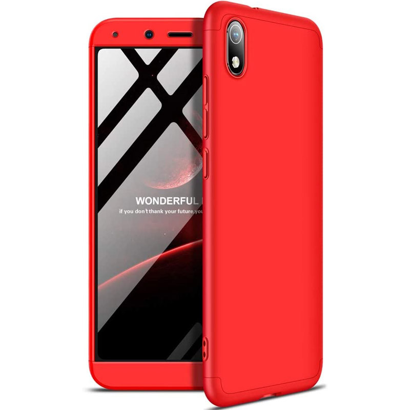 Пластиковая накладка GKK LikGus 360 градусов (opp) для Xiaomi Redmi 7A (Красный)