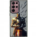 TPU+PC чехол TakiTaki Fantasy magic glow для Samsung Galaxy S22 Ultra (Knight - Black)