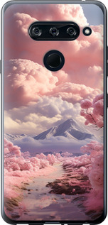 

Чохол Рожеві хмари на LG V40 ThinQ 1645049