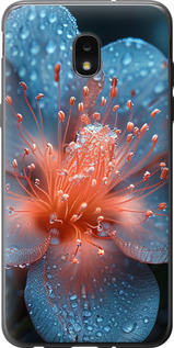 Чехол Роса на цветке для Samsung Galaxy J7 2018