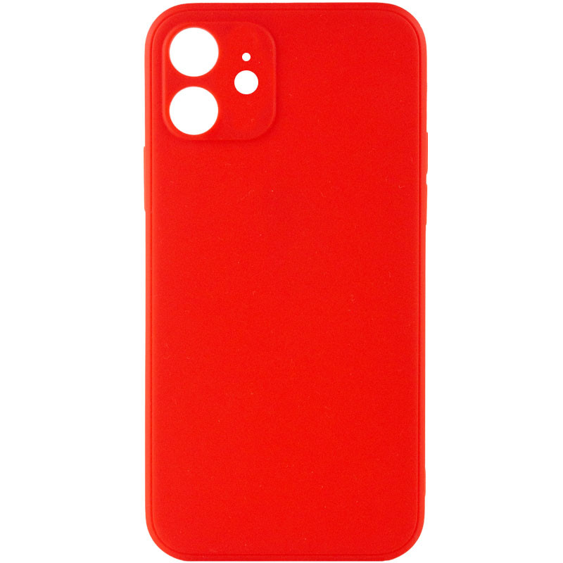 Силіконовий чохол Candy Full Camera на Apple iPhone 12 (6.1") (Червоний / Red)
