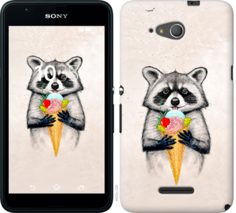 

Чохол Єнотик з морозивом на Sony Xperia E4g 801207
