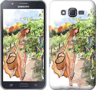 

Чехол Девушка Лето для Samsung Galaxy J7 J700H 102893