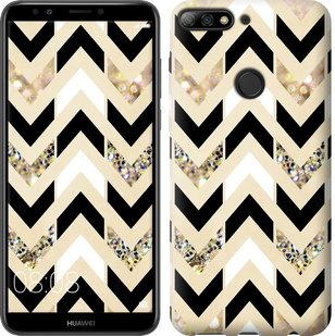 

Чехол Шеврон 10 для Huawei Y7 Prime (2018) 669941