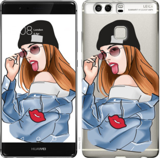 

Чехол Девушка v3 для Huawei P9 Plus 843112