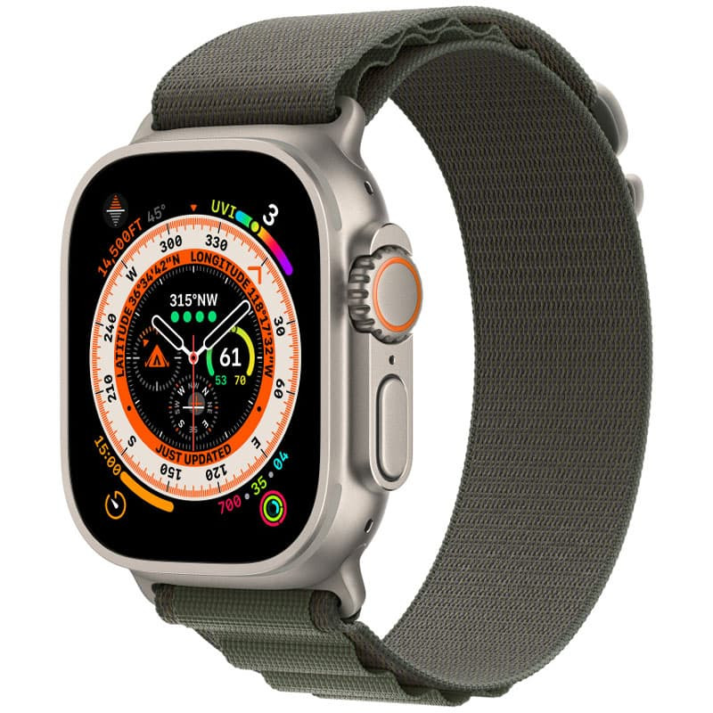Ремінець Alpine Loop для Apple watch 42mm/44mm/45mm/49mm (m/l) (Зелений / Green)