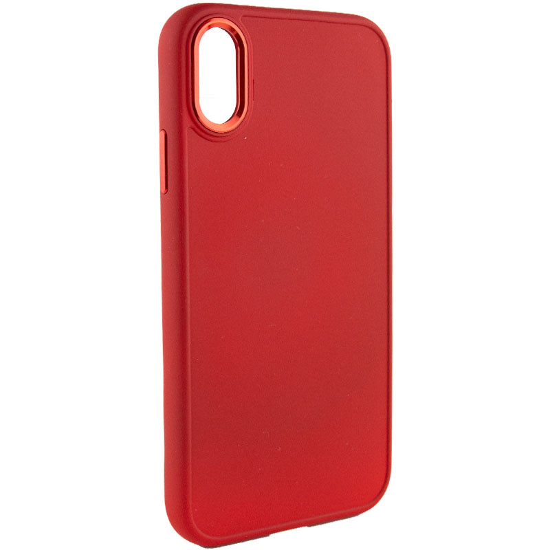 Фото TPU чехол Bonbon Metal Style для Apple iPhone XS Max (6.5") (Красный / Red) на vchehle.ua