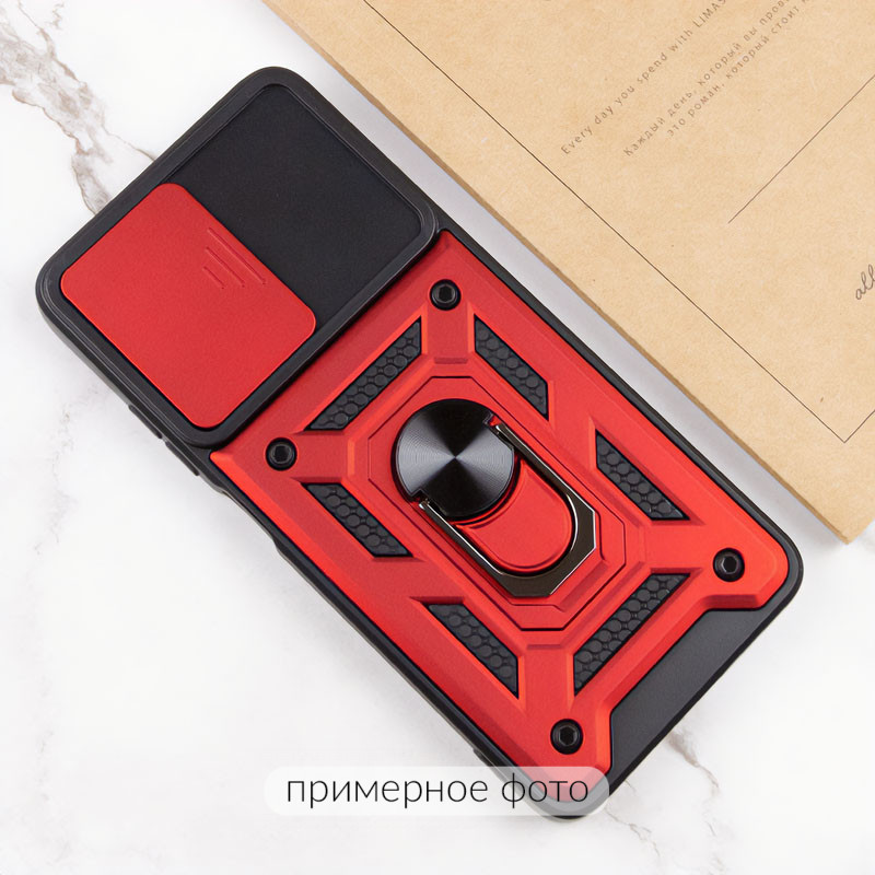 Заказать Ударопрочный чехол Camshield Serge Ring для Xiaomi Redmi A5 / Poco C71 (Красный) на vchehle.ua