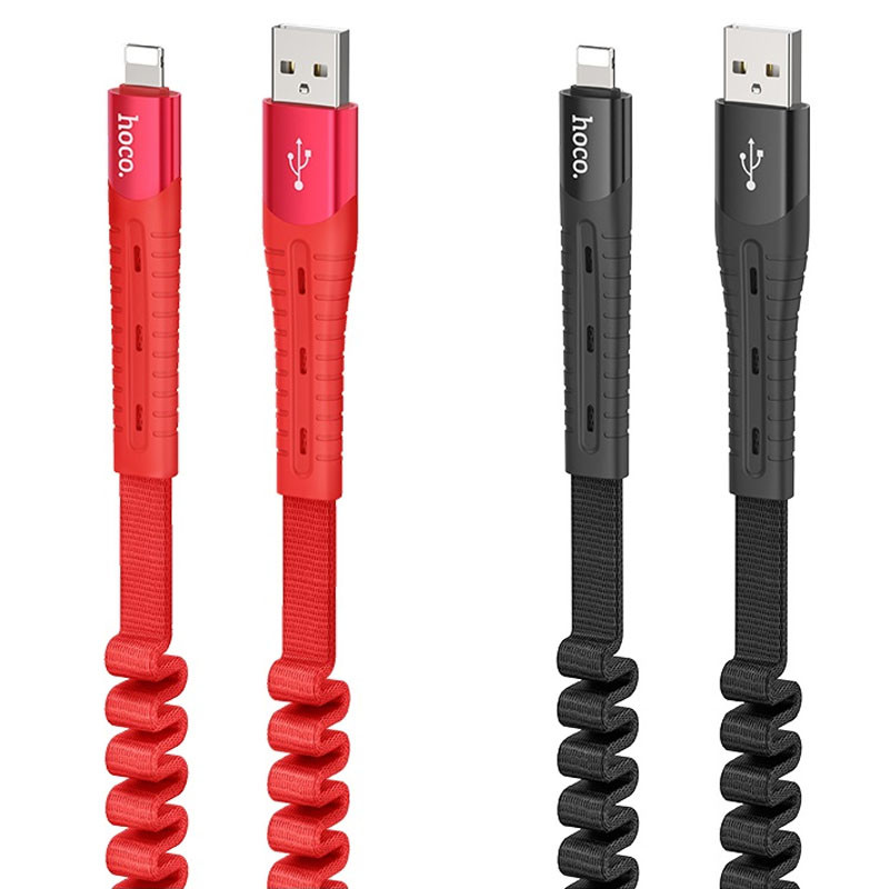 Дата кабель Hoco U78 "Cotton treasure elastic" lightning (1.2М)