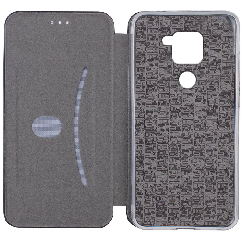 Фото Шкіряний чохол-книжка Classy на Xiaomi Redmi Note 9 / Redmi 10X (Темно-синій) в маназині vchehle.ua