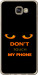 Чехол Don't touch the phone для Samsung Galaxy A9 Pro