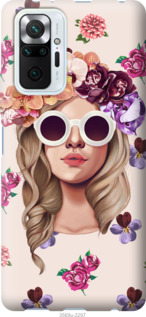 

Чохол Дівчина з квітами v2 на Xiaomi Redmi Note 10 Pro 1169957