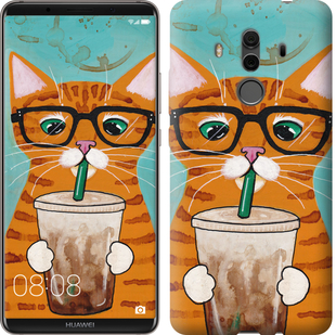 

Чехол Зеленоглазый кот в очках для Huawei Mate 10 Pro 625443