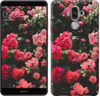 

Чехол Куст с розами для Huawei Mate 9 639436