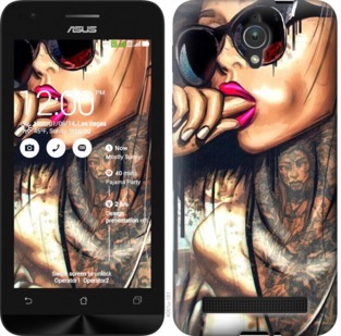 

Чехол Девушка в тату для Asus ZenFone C ZC451CG 275224