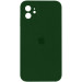 Чехол Silicone Case Square Full Camera Protective (AA) для Apple iPhone 11 (6.1") (Зеленый / Army green)