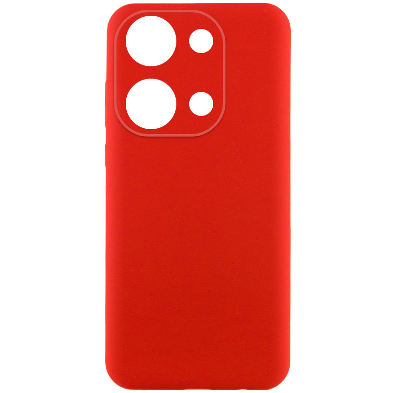 Чехол Silicone Cover Lakshmi Full Camera (AAA) для Xiaomi Redmi Note 13 Pro 4G / Poco M6 Pro 4G (Красный / Red)