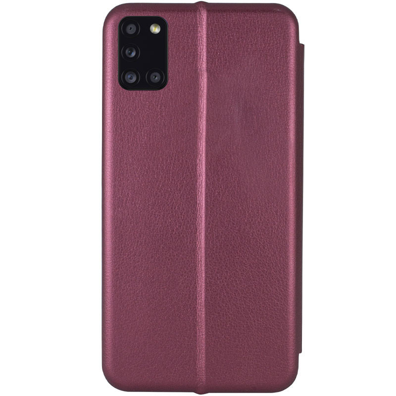 Фото Кожаный чехол-книжка Classy для Samsung Galaxy A31 (Бордовый) на vchehle.ua